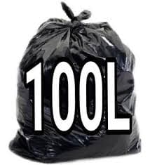 Saco lixo 100 lts preto c/ 100